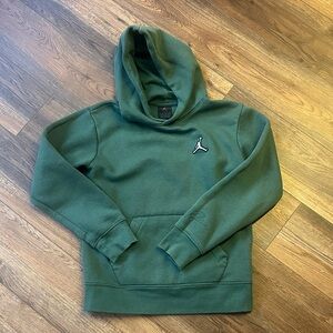 Nike Kids Jordan Fleece Hoodie Green (M)